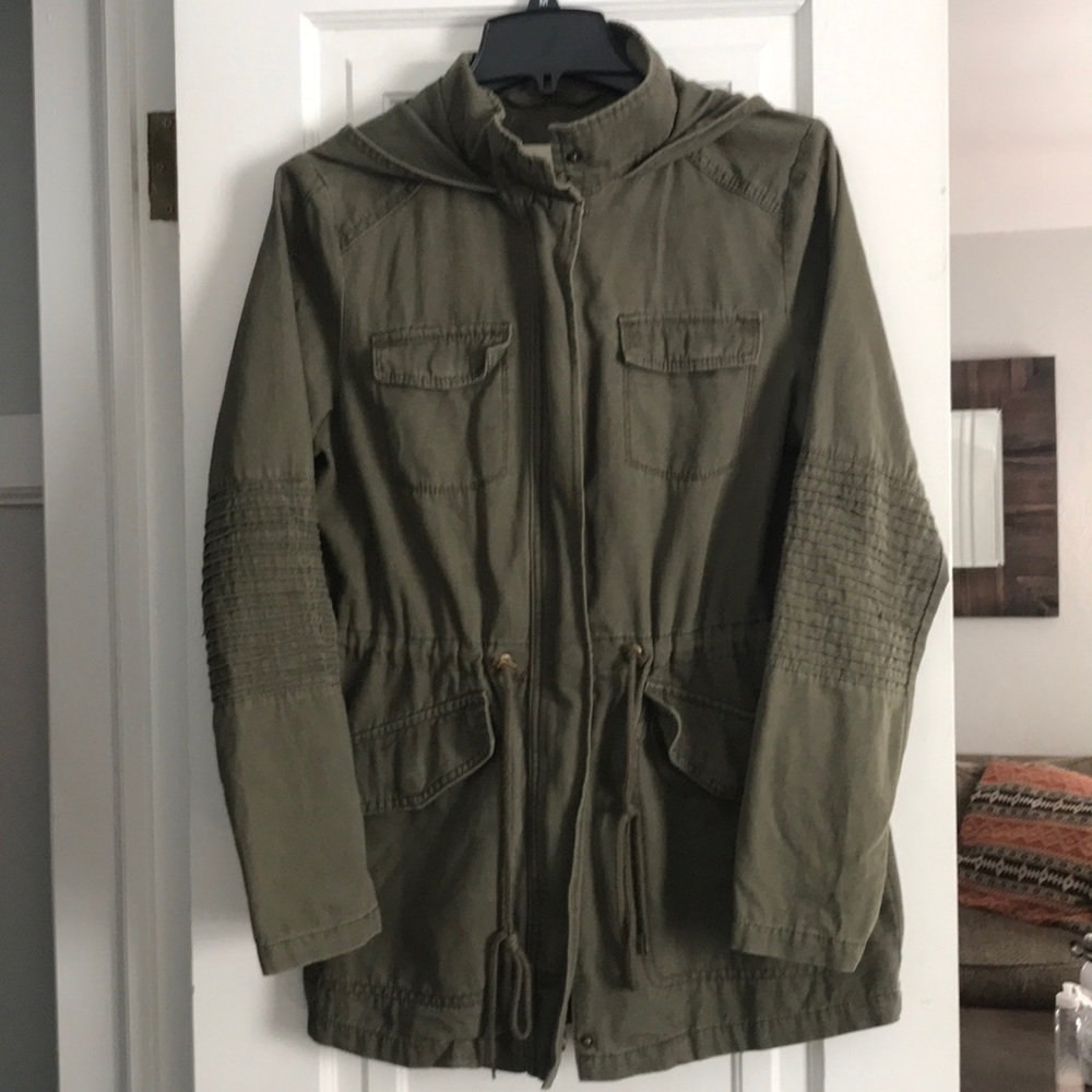 Olive Green Military Jacket